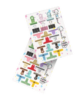 peper clips sticker sheet