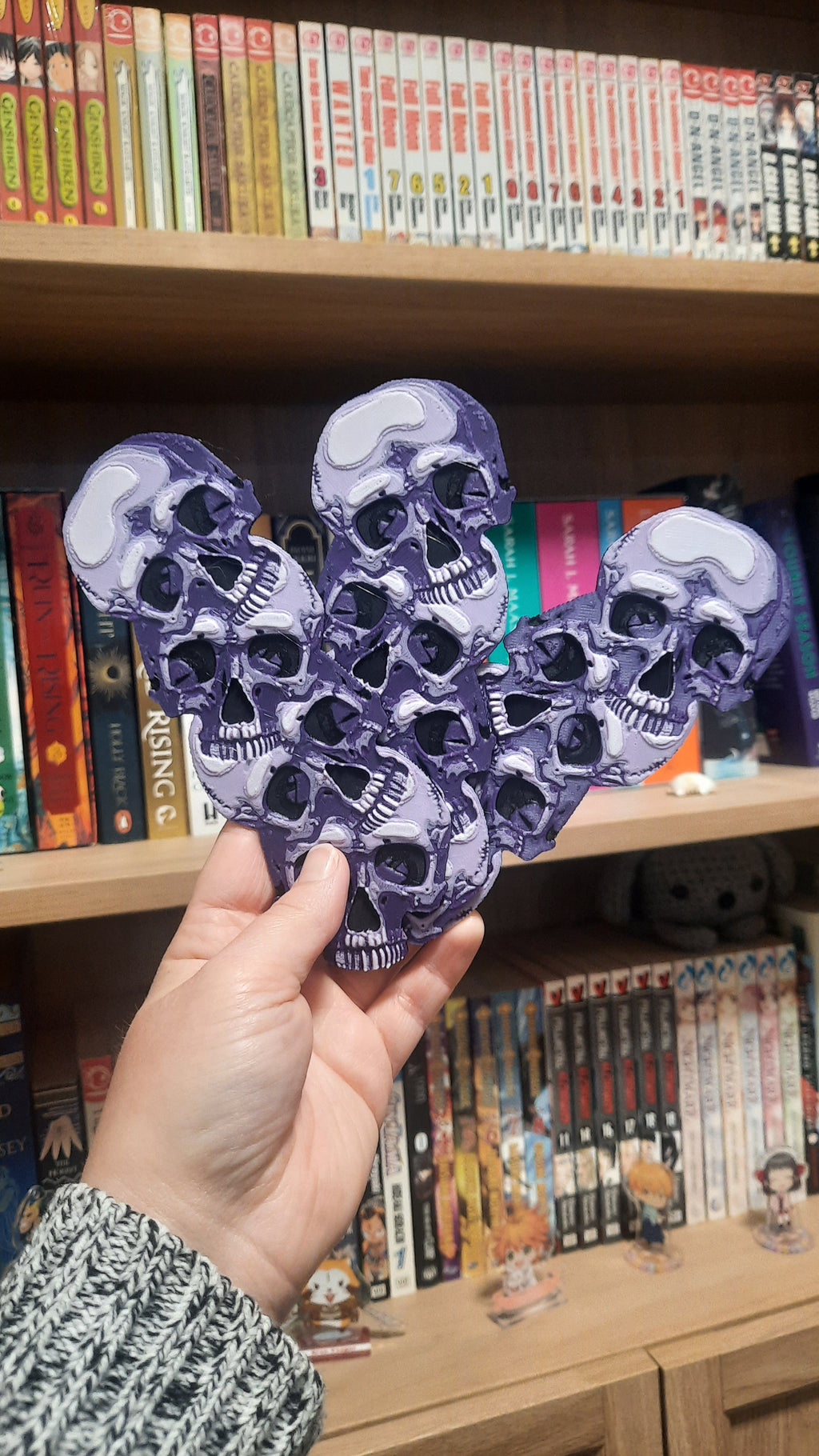 סימניית תלת מימד SKULLS