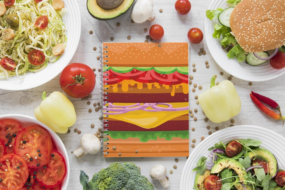BURGER BRAIN Notebook | מחברת ה-"המבורגר" הטעימה