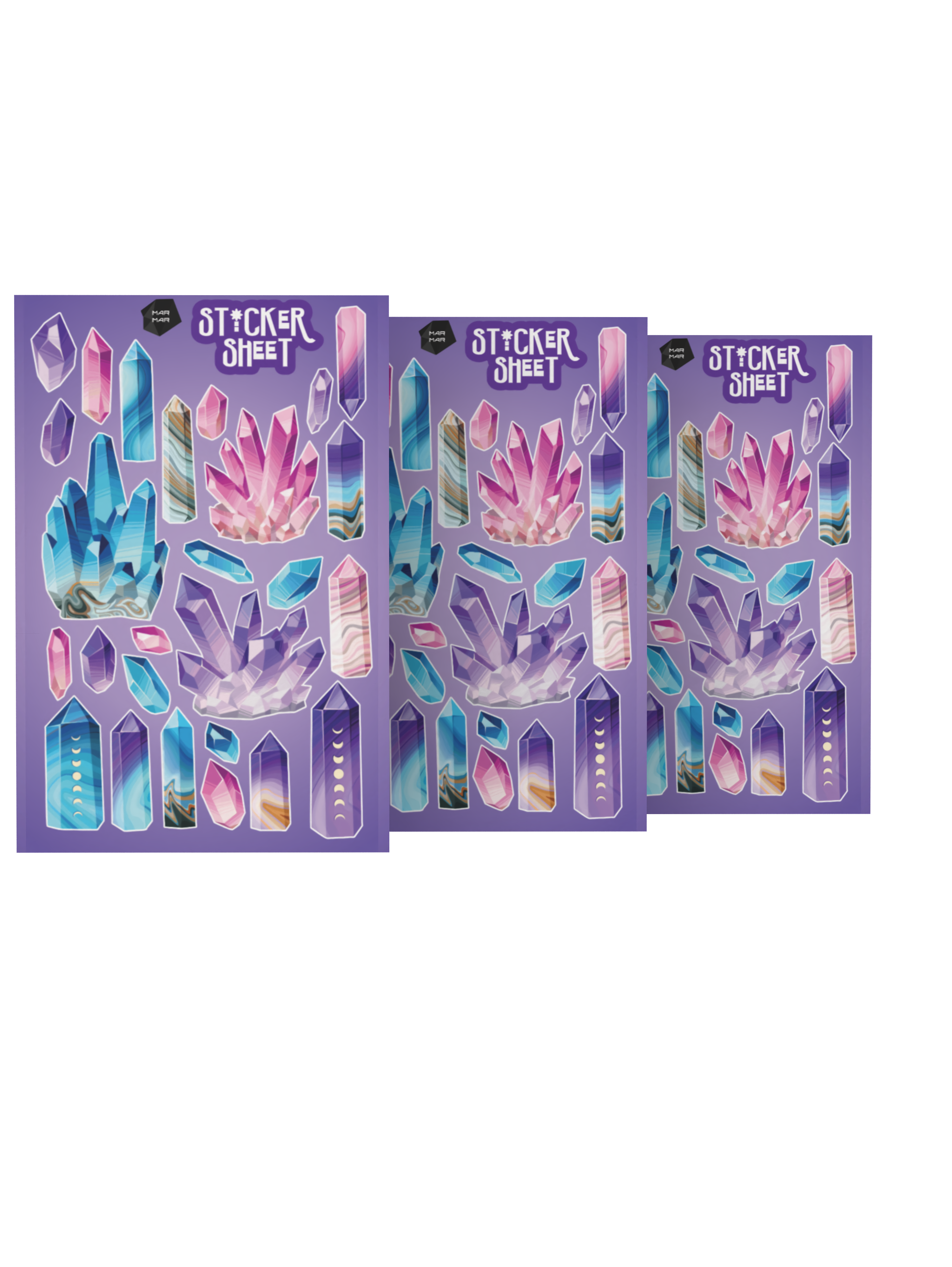 CRYSTAL STICKER SHEET
