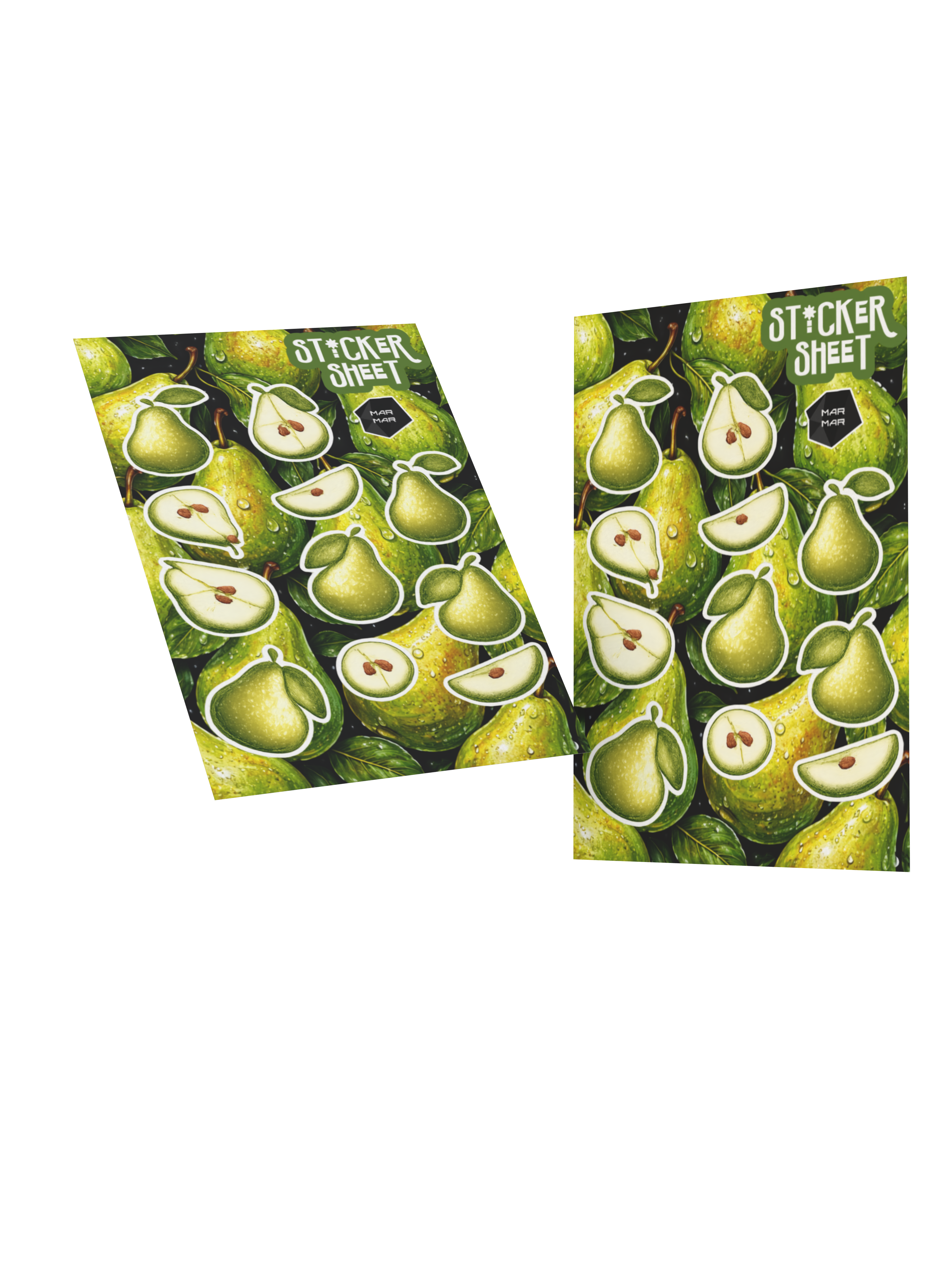 PEAR STICKER SHEET
