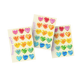 the hearts sticker sheet