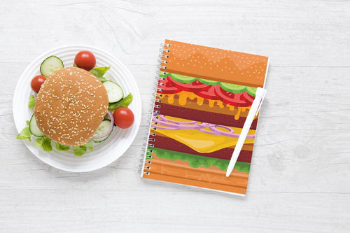 BURGER BRAIN Notebook | מחברת ה-"המבורגר" הטעימה